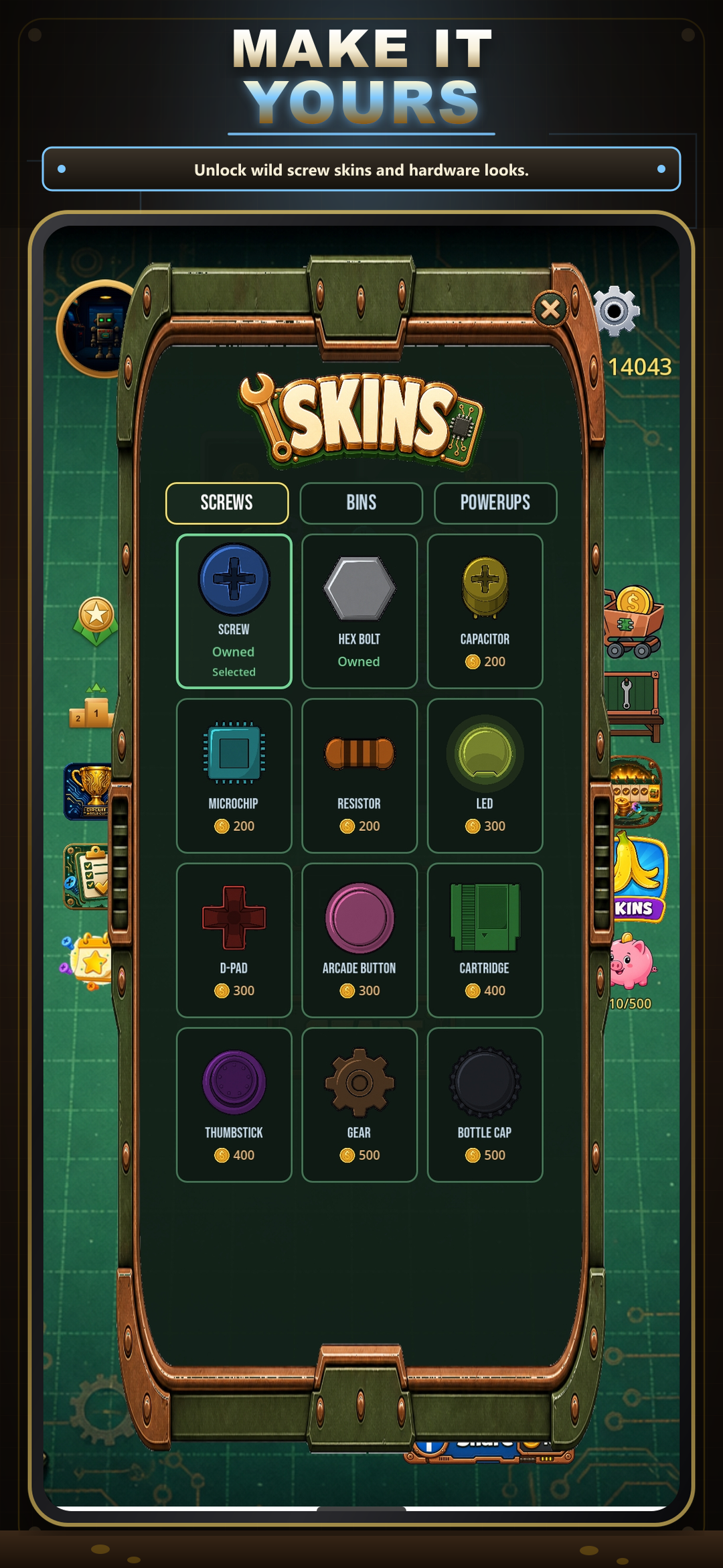 Circuit Sort — make it yours